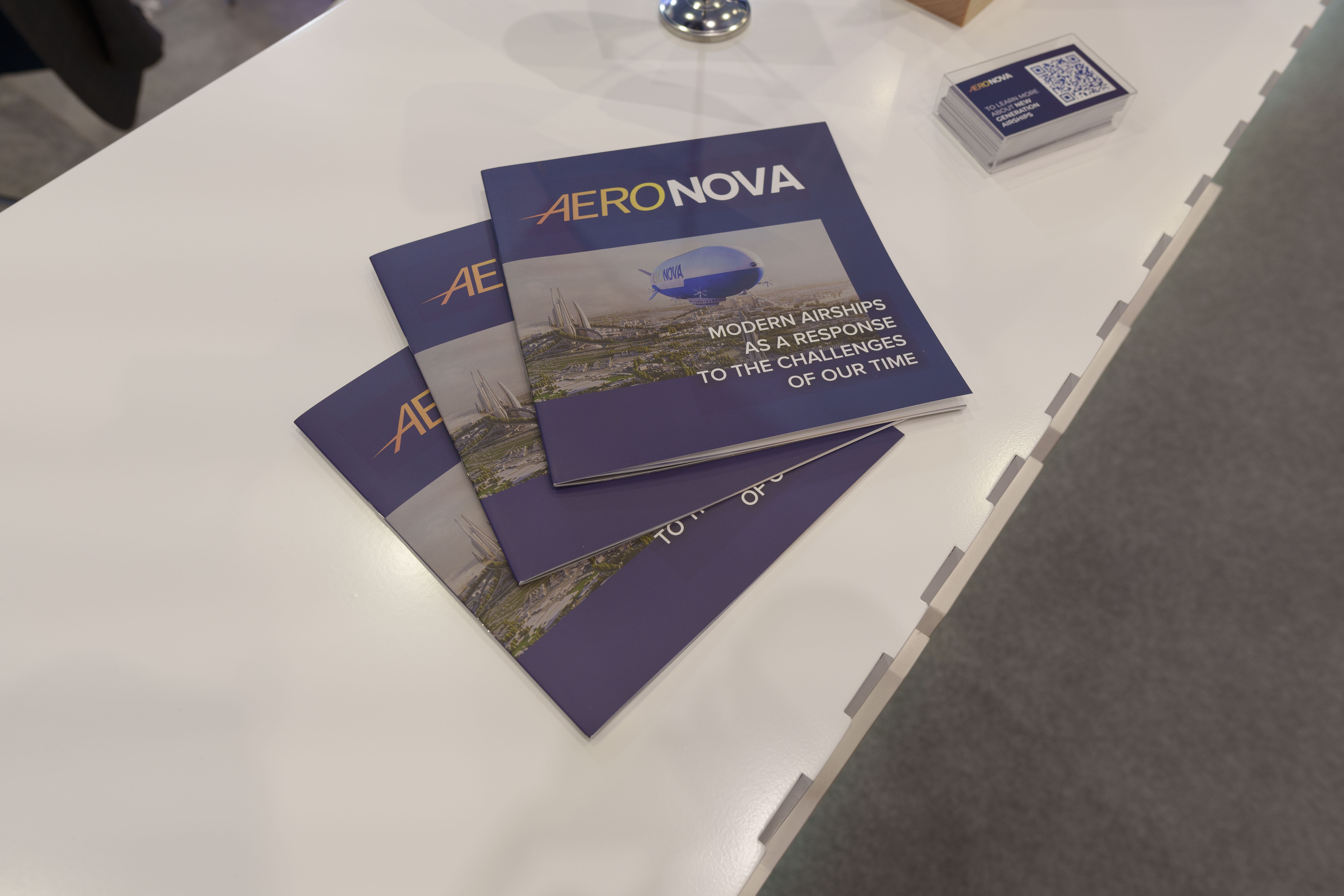 Stand brochures · 'Modern Airships As A Response To The Challenges Of Our Time'