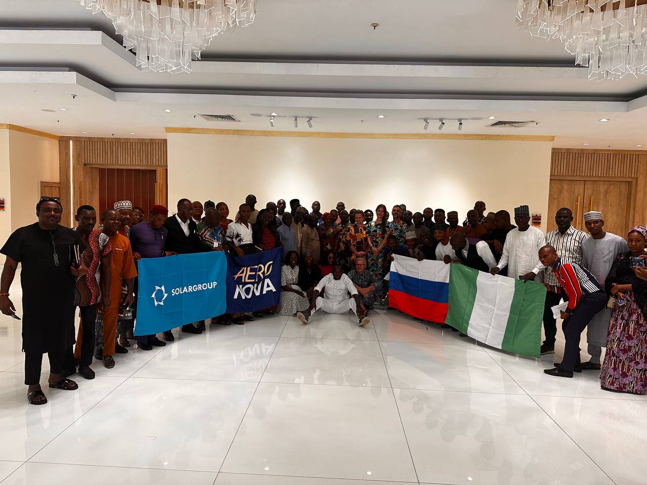 Stage and partner program in Abuja.