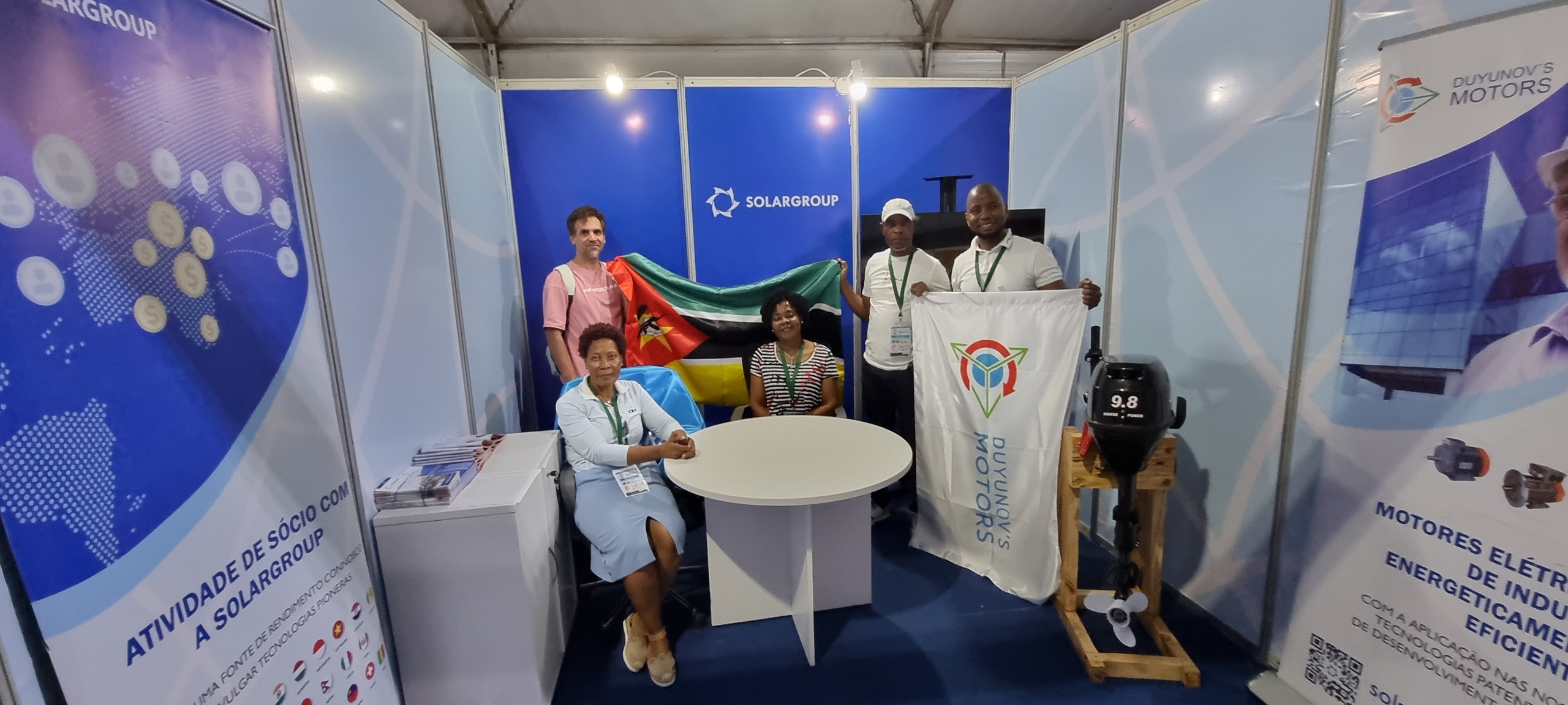 SOLARGROUP stand at FACIM 2024 (Maputo, Mozambique).