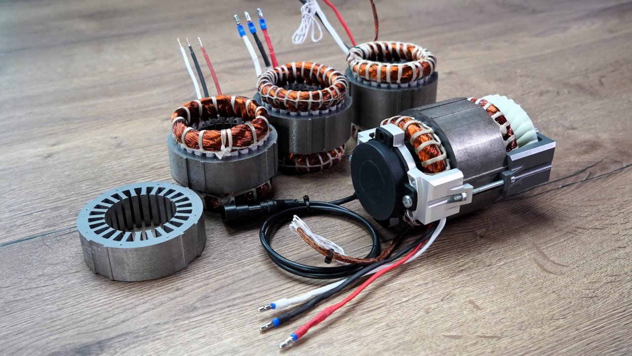 Stator prototypes across the product range