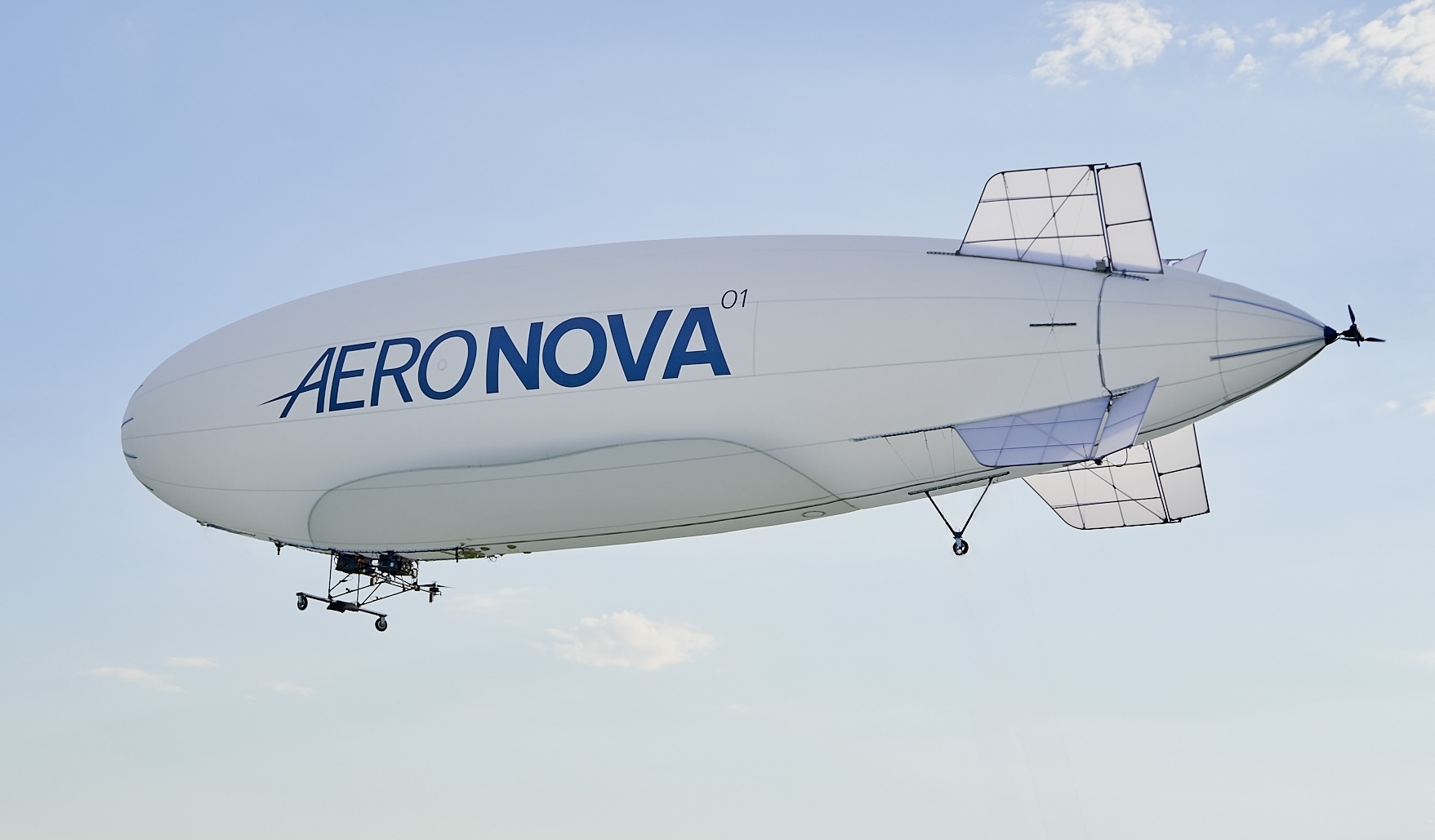 NOVA-01 · 130 m³ · airborne over the Voskresensk airfield