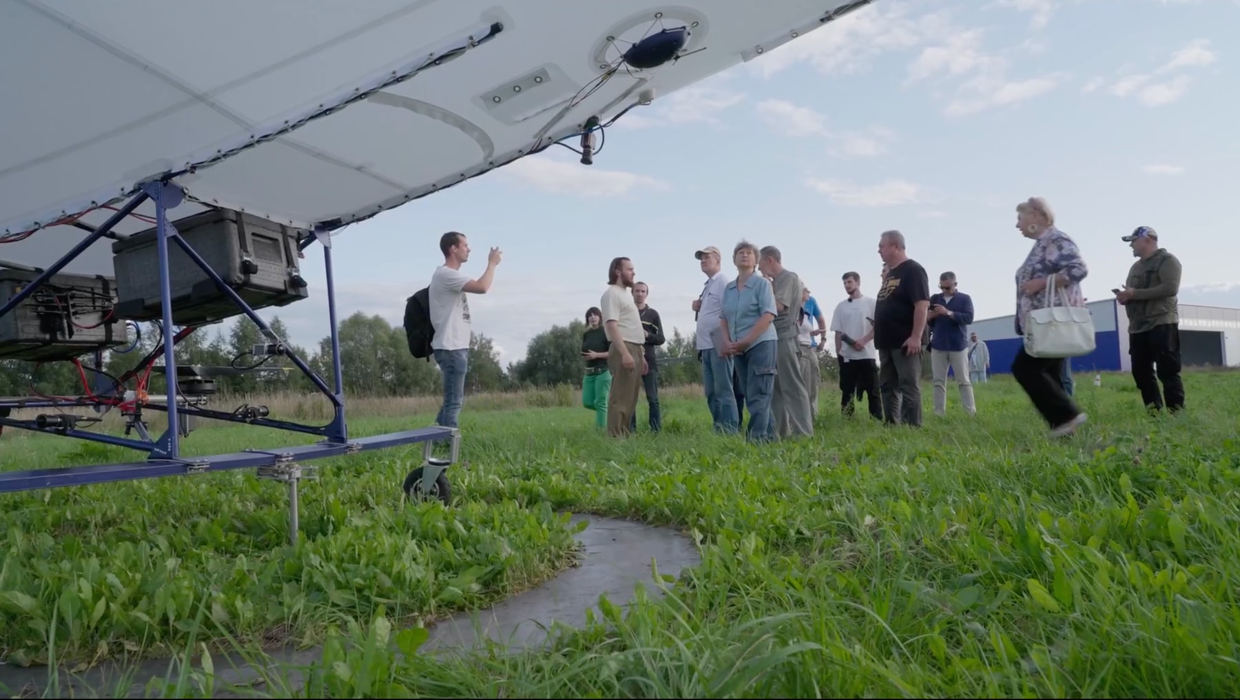 Partners inspect NOVA-01 during the first airfield visit in Voskresensk.