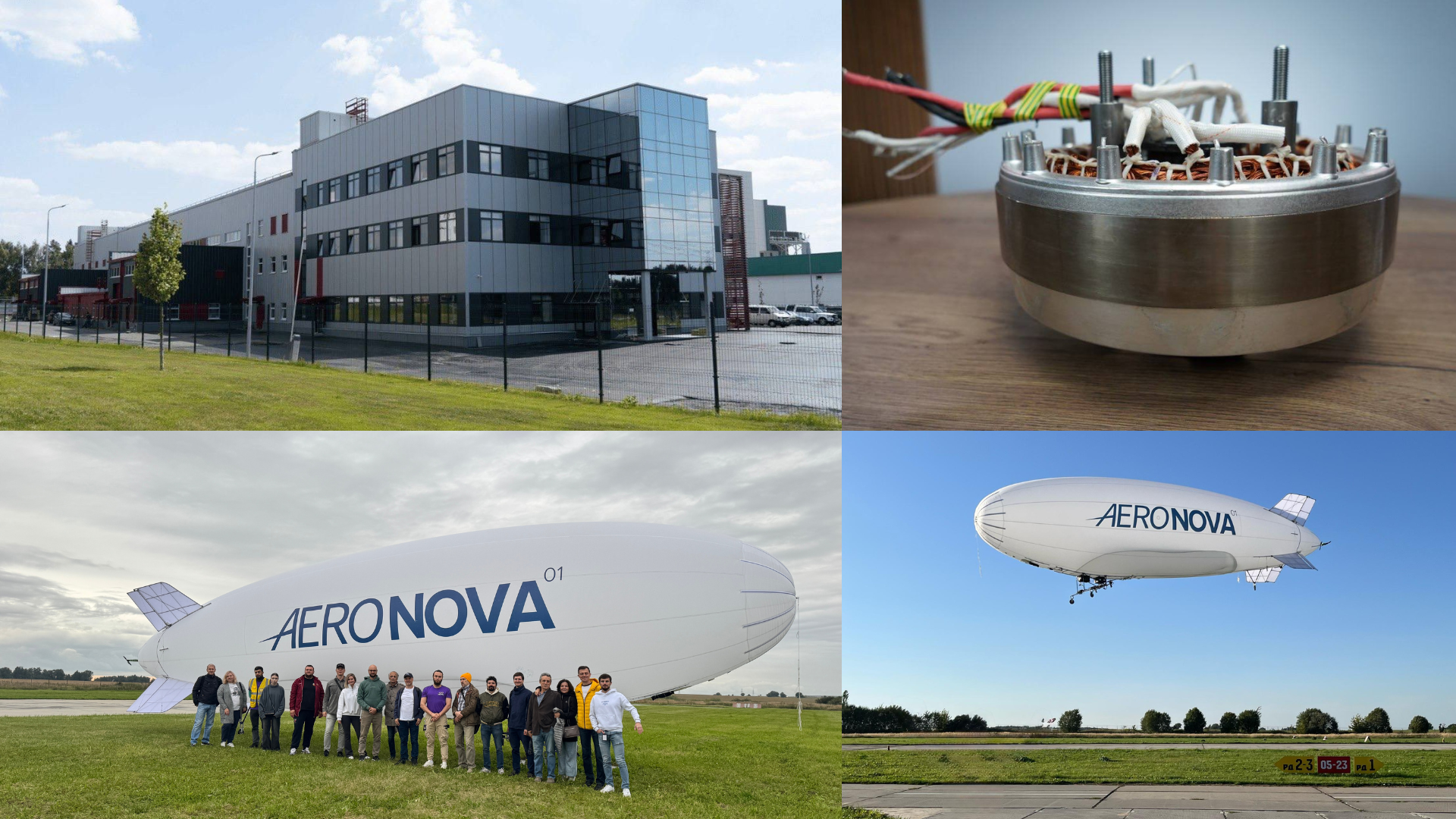 PKTB industrial facility and AERONOVA airship